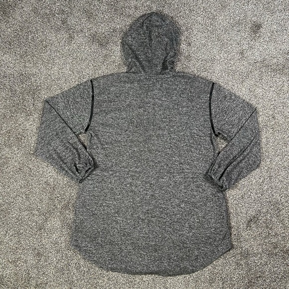 Dolan Anthropologie Hooded Soft Gray Full Zip Cardigan Women Medium Pockets Warm - Picture 2 of 15